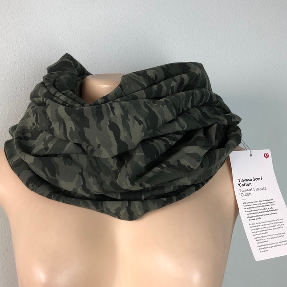 Lululemon Vinyasa Scarf *Cotton Evergreen Camo - Picture 3 of 8